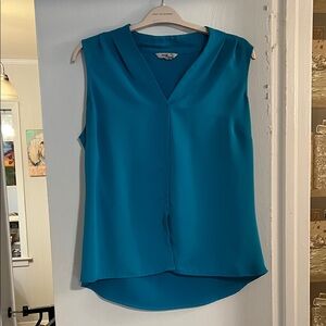 ZOZOSleeveless V-Neck Camisole in Teal Blue